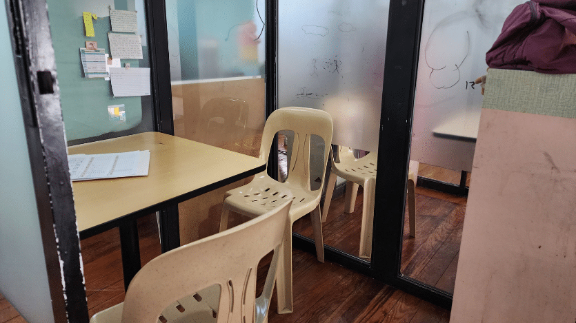 BECI語言學校CAFE校區一對一教室